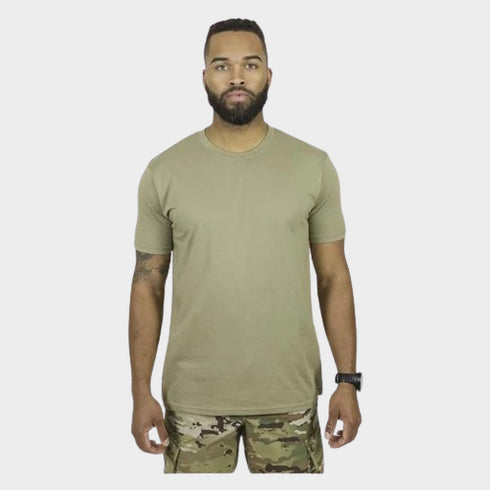MISSION MADE KHAKI BASIC TEES