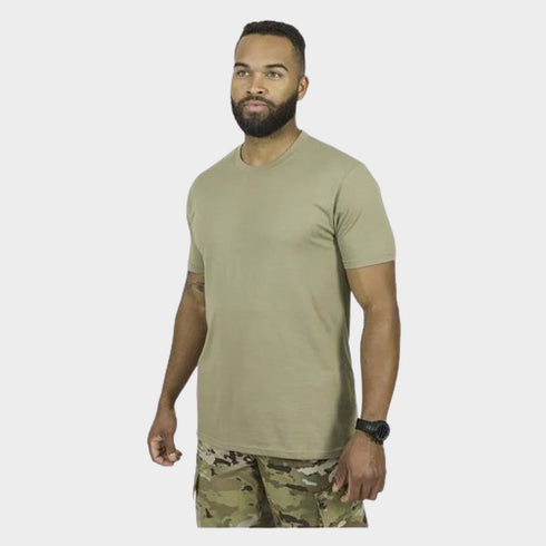 MISSION MADE KHAKI BASIC TEES