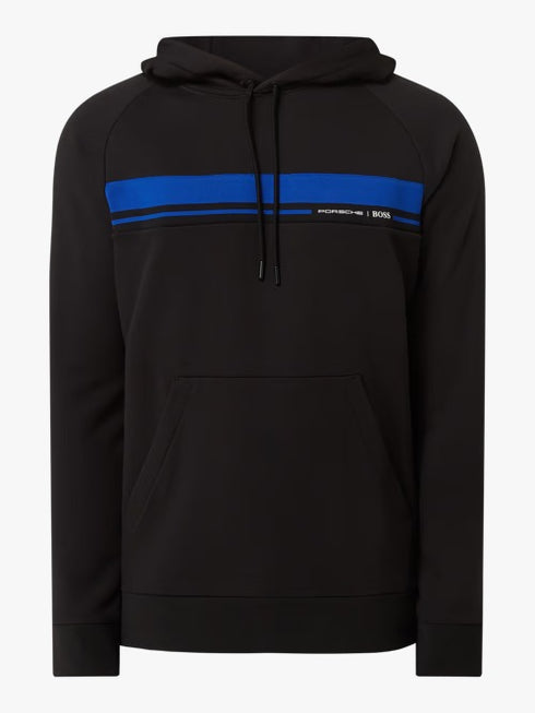 PORSCHE X BOSS MERCERIZED COTTON TERRY SEEGER HOODIE
