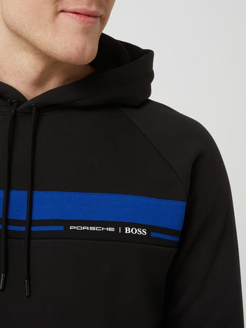 PORSCHE X BOSS MERCERIZED COTTON TERRY SEEGER HOODIE