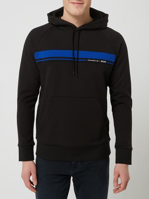 PORSCHE X BOSS MERCERIZED COTTON TERRY SEEGER HOODIE