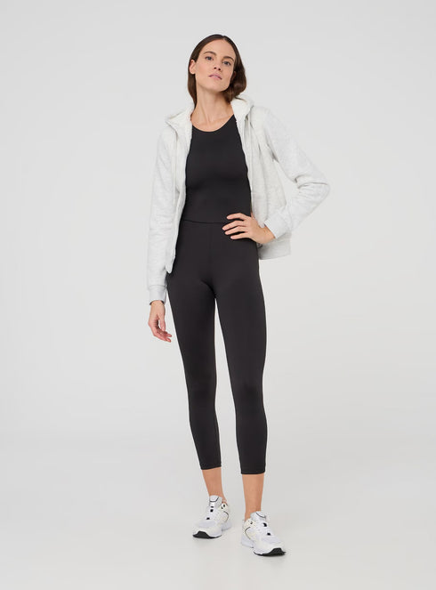 TERRANOVA WOMEN ZIPPER HOODIE - IVORY MELANGE