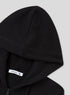 TERRANOVA WOMEN ZIPPER HOODIE - BLACK