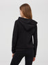 TERRANOVA WOMEN ZIPPER HOODIE - BLACK