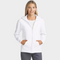 TERRANOVA WOMEN ZIPPER HOODIE - WHITE