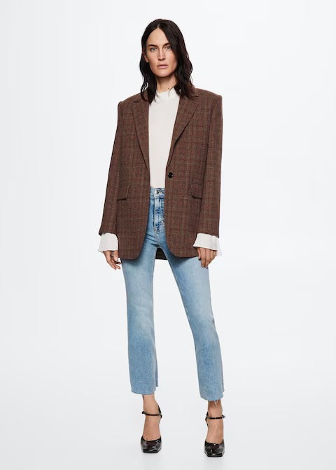 MNG HIGH WAIST BOOTCUT JEANS