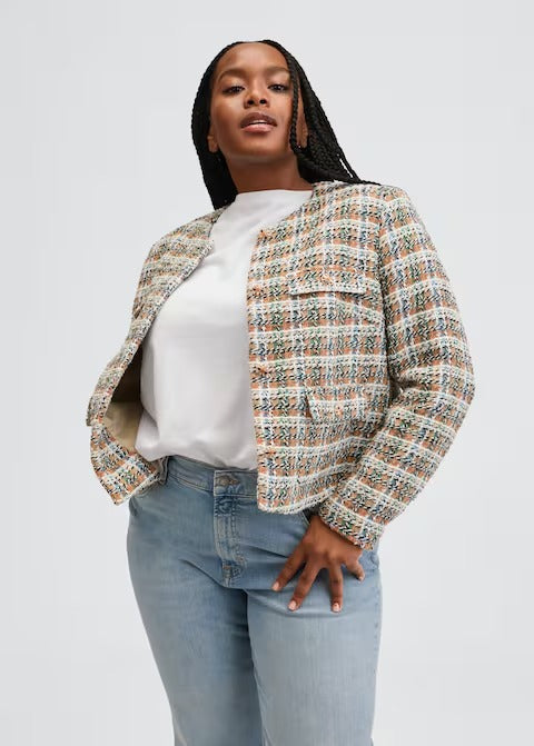 MNG HIGH WAIST BOOTCUT JEANS