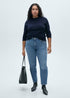 MNG NEWMOM COMFORT HIGH RISE JEANS