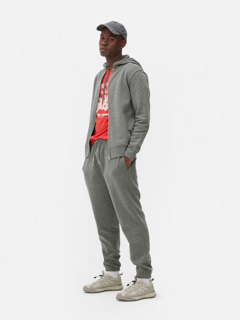 PRIMARK MEN'S CUFFED FLEECE BASIC JOGGERS
