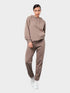 SINSAY WOMENS BASIC JOGGERS - BROWN