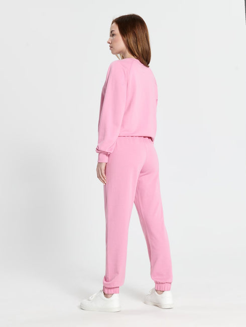 SINSAY WOMENS BASIC JOGGERS - PINK
