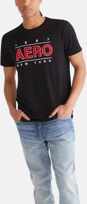 AEROPOSTALE NEW YORK APPLIQUE GRAPHIC T-SHIRT