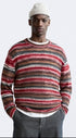 ZARA STRIPED JACQUARD SWEATER