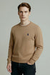 POLO RALPH LAUREN MESH-KNIT COTTON CREWNECK SWEATER JUMPER