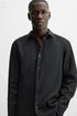 ZARA BASIC TEXTURED SHIRT