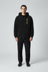H.B SEEGER MONOGRAM-FILLED LOGO HOODIE