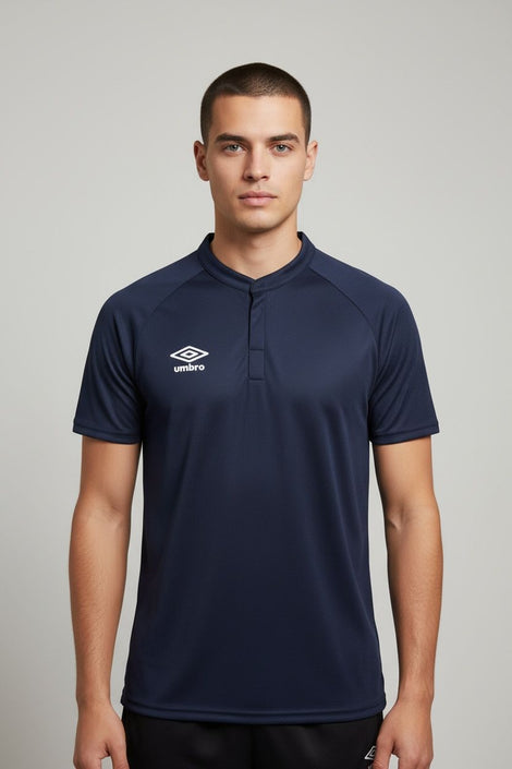UMBRO DRI-FIT BAND COLLAR T-SHIRT