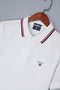 GANT FITTED STRIPED PIQUE POLO SHIRT