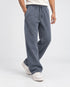 WASHED EFFECT RELAXED FIT TROUSERS