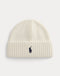 POLO RALPH LAUREN SIGNATURE LOGO COTTON KNIT BEANIE