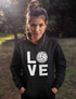 T STARS LOVE VOLLEY BALL WOMEN'S HOODIE - GIFT IDEA FOR VOLLEY BALL FANS