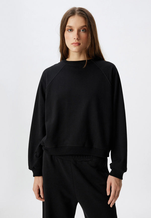PULL&BEAR FRENCH TERRY OVERSIZED SWEATSHIRT