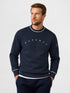 HACKETT SIGNATURE CURVE LOGO SWEATSHIRT - NAVY