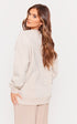 PREETY LITTLE THING STONE SPECKLE OVERSIZED SWEATSHIRT