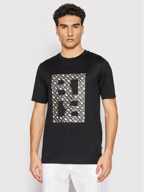BOSS COTTON-JERSEY SLIM FIT CREW NECK T-SHIRT
