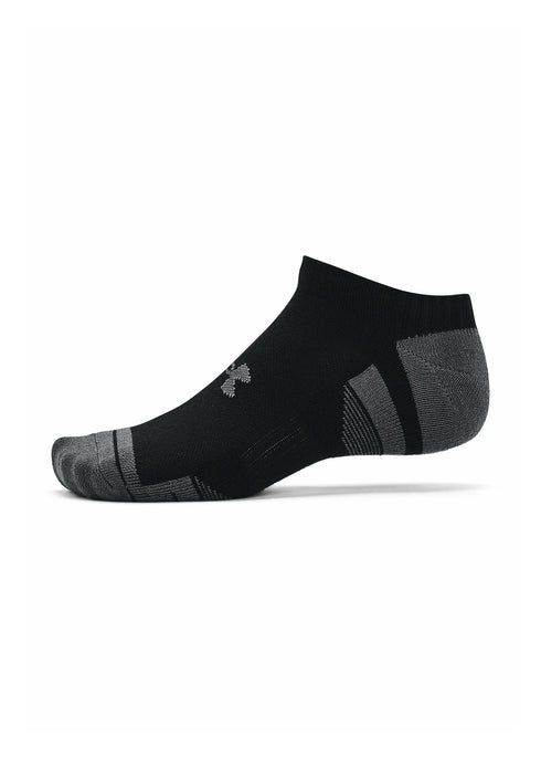 UNDER ARMOUR TRAINING NO-SHOW SOCKS (6 PACK) - BLACK