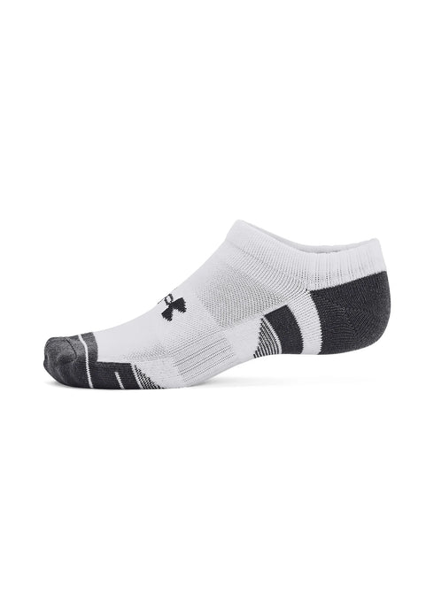 UNDER ARMOUR TRAINING NO-SHOW SOCKS (6 PACK) - WHITE