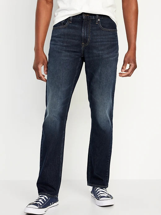 OLD NAVY STRAIGHT BUILT-IN FLEX JEANS