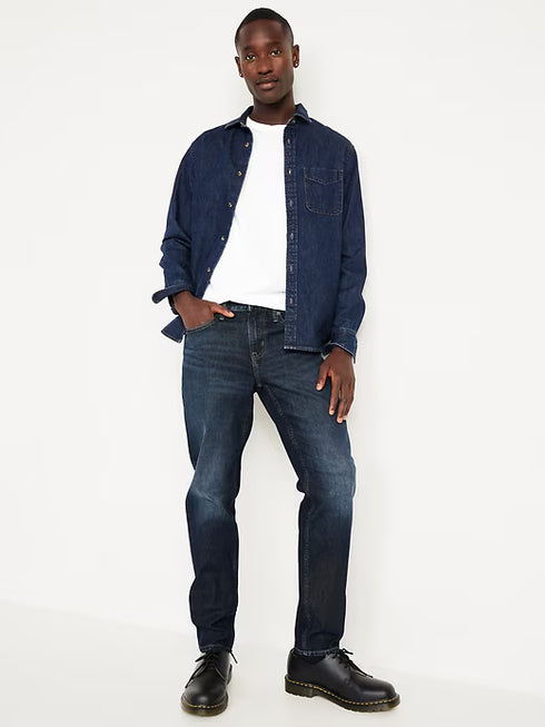 OLD NAVY ATHLETIC TAPER BUILT-IN FLEX JEANS
