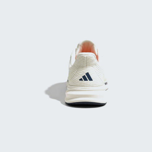 ADIDAS WHITE & GREY BREATHABLE MESH RUNNING SHOES