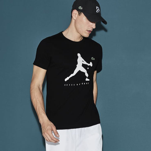 LACOSTE DRI-FIT NOVAK DJOKOVIC LOGO T-SHIRT