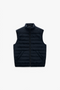 ZARA SLEEVELESS LIGHTWEIGHT PADDED GILET – NAVY