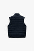 ZARA SLEEVELESS LIGHTWEIGHT PADDED GILET – NAVY