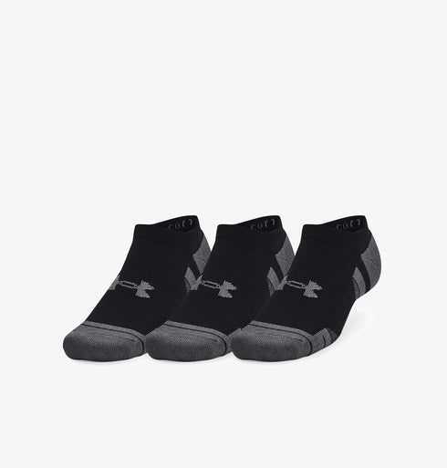 UNDER ARMOUR TRAINING NO-SHOW SOCKS (6 PACK) - BLACK