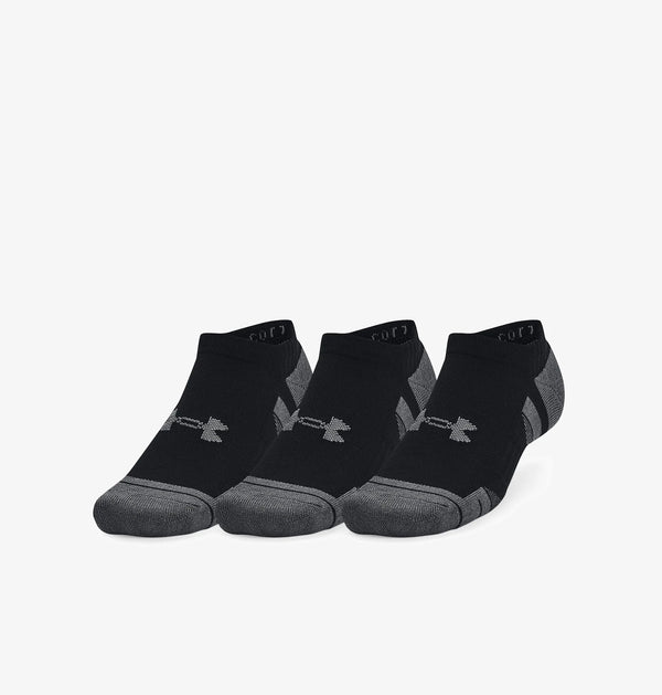 UNDER ARMOUR TRAINING NO-SHOW SOCKS (6 PACK) - BLACK