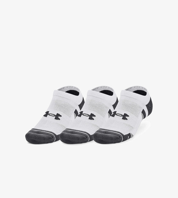 UNDER ARMOUR TRAINING NO-SHOW SOCKS (6 PACK) - WHITE