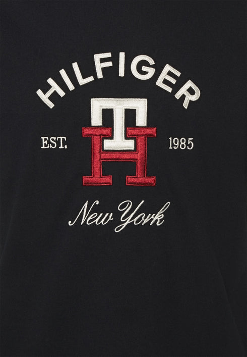 TOMMY HILFIGER NEW YORK EMBROIDERED LOGO CREW NECK T-SHIRT