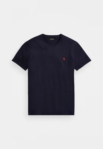 RL SIGNATURE PONY EMBROIDERED T-SHIRT - NAVY