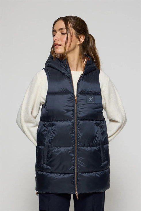 POLO CLUB PUFFER VEST WITH HOOD