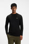 BOSS STRETCH-COTTON T-SHIRT WITH SIGNATURE LOGO
