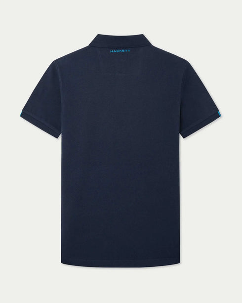 HACKETT ASTON MARTIN EMBROIDERED LOGO POLO