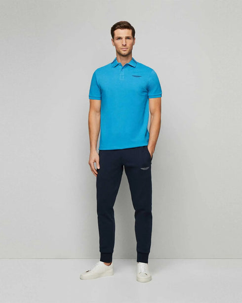 HACKETT ASTON MARTIN EMBROIDERED LOGO POLO