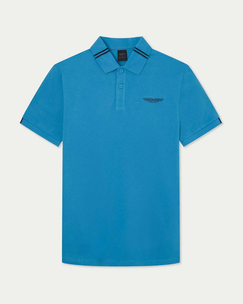 HACKETT ASTON MARTIN EMBROIDERED LOGO POLO