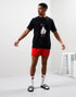 HUGO DUCK PRINTED T-SHIRT - BLACK