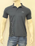 BOSS LOGO-RUBBERISED PIEQUÉ POLO SHIRT - NAVY