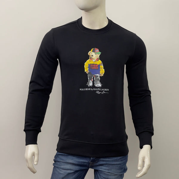 POLO RALPH LAUREN BEAR SNOW REACH - PRINT CREW SWEATSHIRT